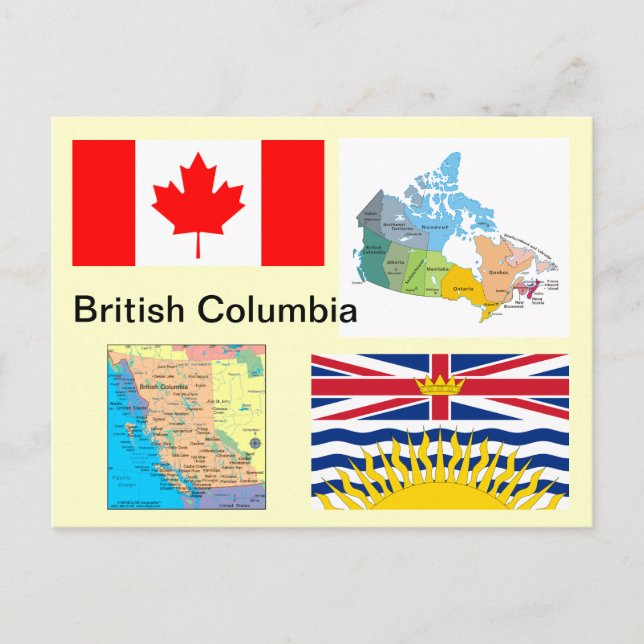 British Columbia Canada Postcard (Front)