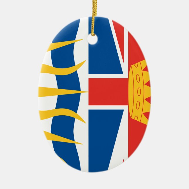 BRITISH COLUMBIA CERAMIC ORNAMENT (Front)