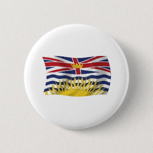 British Columbia Flag Button