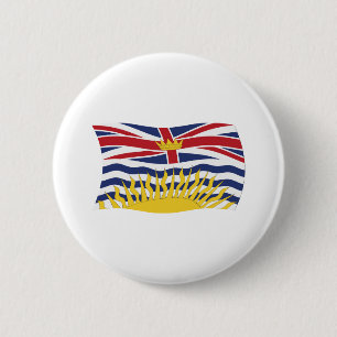 British Columbia Flag Button