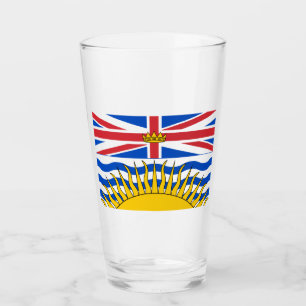 British Columbia Flag Glass