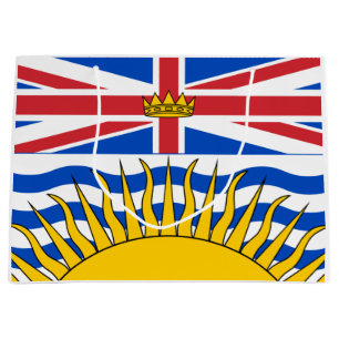 British Columbia Flag Large Gift Bag