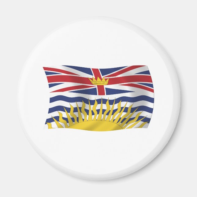 British Columbia Flag Magnet (Front)