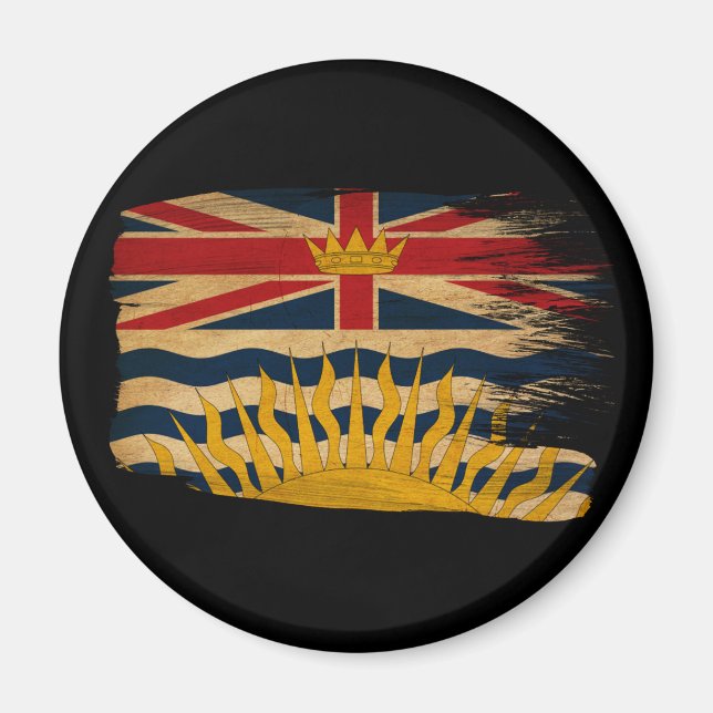 British Columbia Flag Magnet (Front)