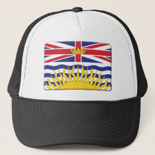 British Columbia Flag PERSONALIZE Trucker Hat