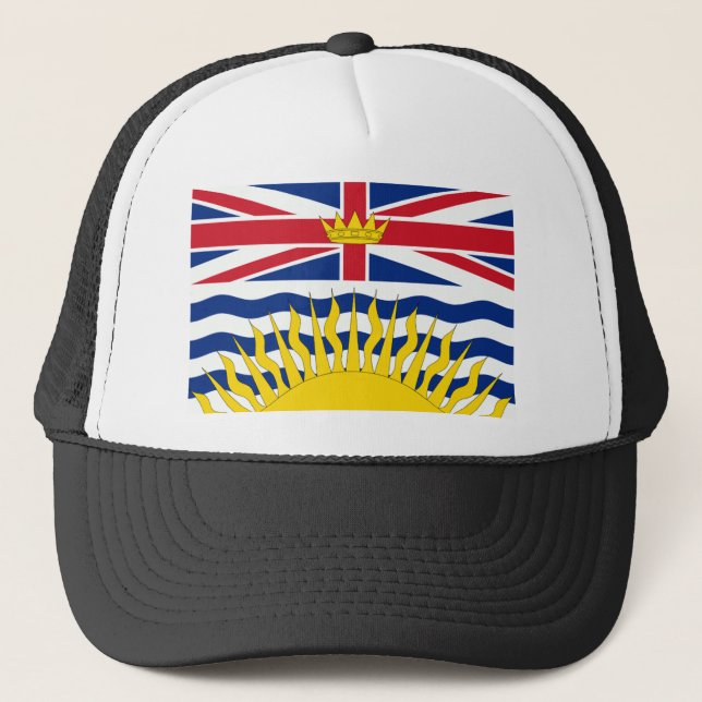 British Columbia Flag Trucker Hat (Front)