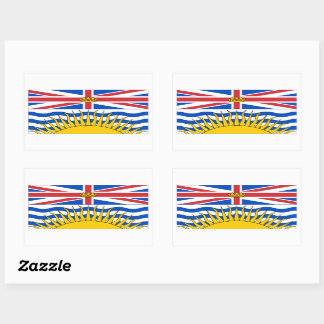 British Columbia Flags Graphic Sticker