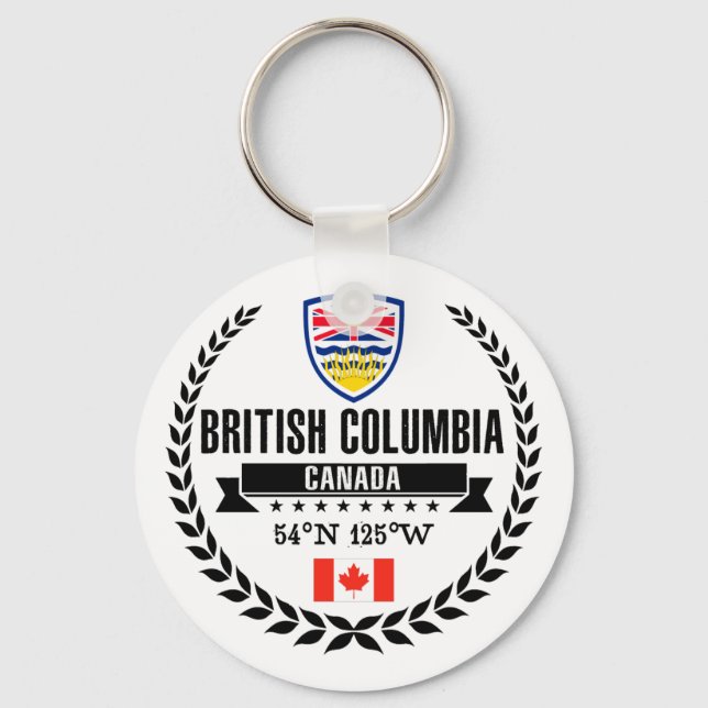 British Columbia Keychain (Front)