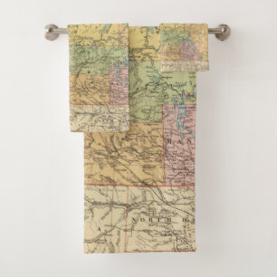British Columbia, North West Territory Bath Towel Set