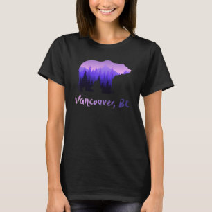 British Columbia Vancouver Canada Bear Green Fores T-Shirt