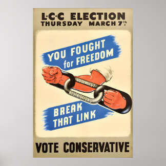 British Conservative Party Poster Socialist