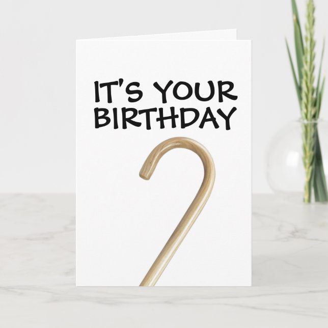 BRITISH DISCIPLINE CANING BIRTHDAY CARDS (Front)