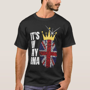 British DNA Great Britain Flag Royal Coronation UK T-Shirt
