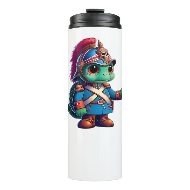 British Dragoon Defender Halloween's Regal Reptile Thermal Tumbler (Front)