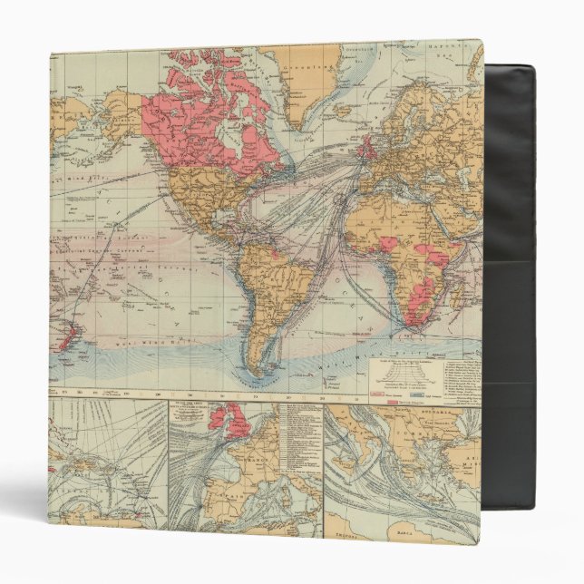 British Empire, routes, currents Binder (Front/Inside)
