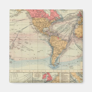 British Empire, routes, currents Magnet