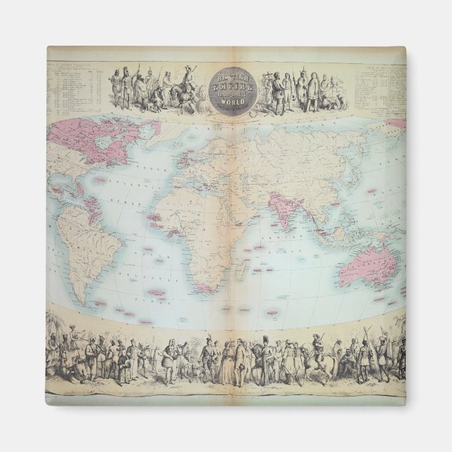 British Empire throughout the World Magnet (Front)