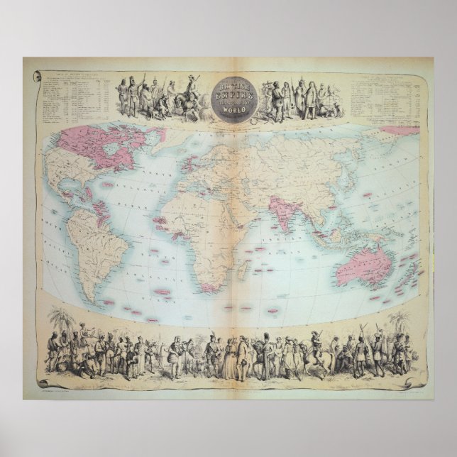 British Empire throughout the World Poster (Front)