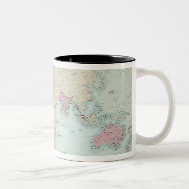 British Empire throughout the World Two-Tone Coffee Mug (Right)