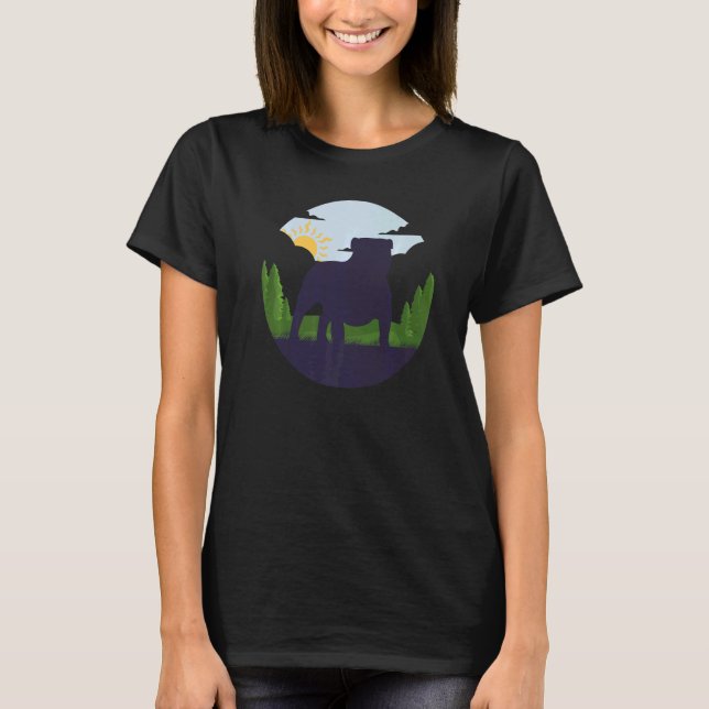 British English Bulldog Dog Breed  3 T-Shirt (Front)
