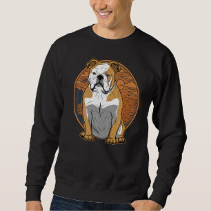 British English Bulldog Dog Breed 96 Sweatshirt