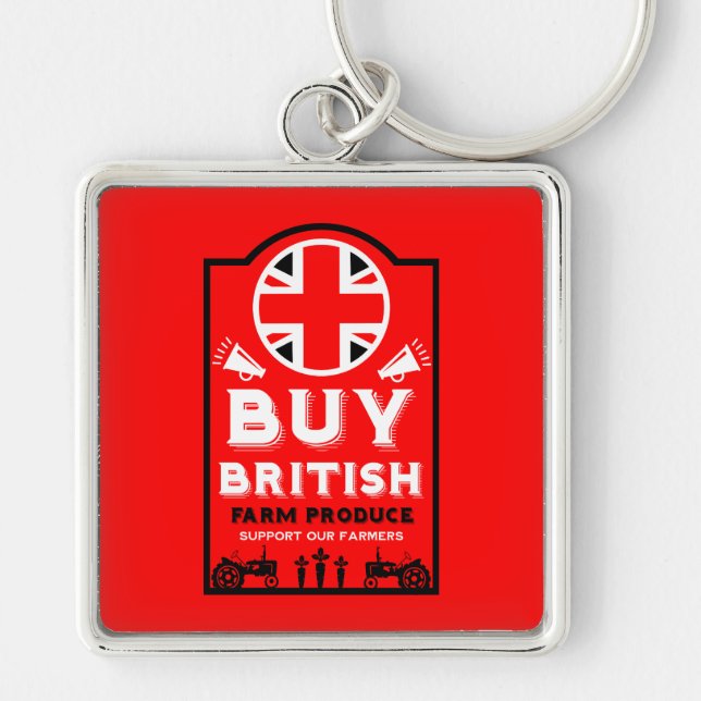 British Farming Support Keychain (Front)