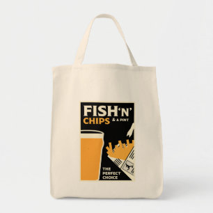British Fish And Chips Tote Bag
