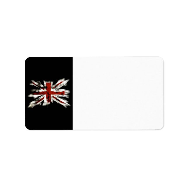 British Flag Address Label (Front)