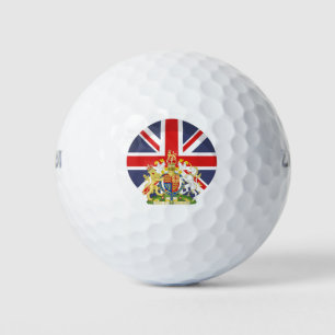 BRITISH Flag and Crest Golf Balls