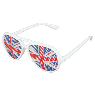 British Flag Aviator Sunglasses