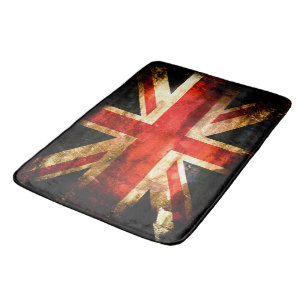British flag bath mat