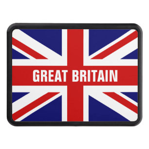 British flag car hitch cover Union Jack design