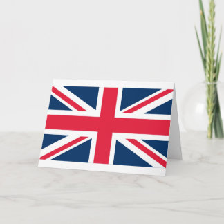 British Flag Card
