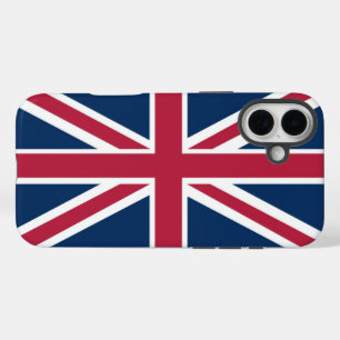 British flag iPhone 16 plus case