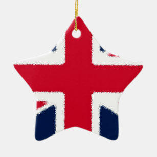 British Flag Ceramic Ornament