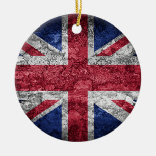 British flag. ceramic ornament