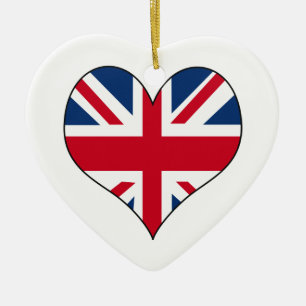 British Flag Ceramic Ornament