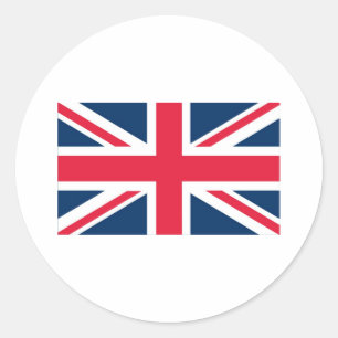 British Flag Classic Round Sticker