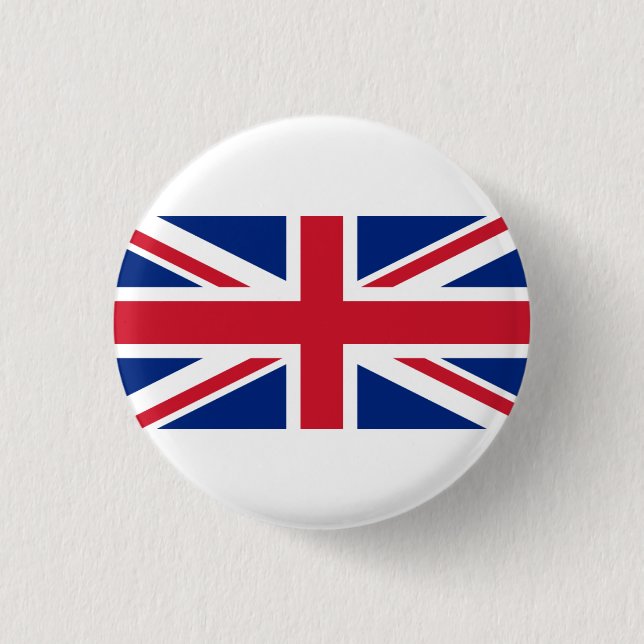 British Flag, Flag of Northern Ireland 1 Inch Round Button (Front)