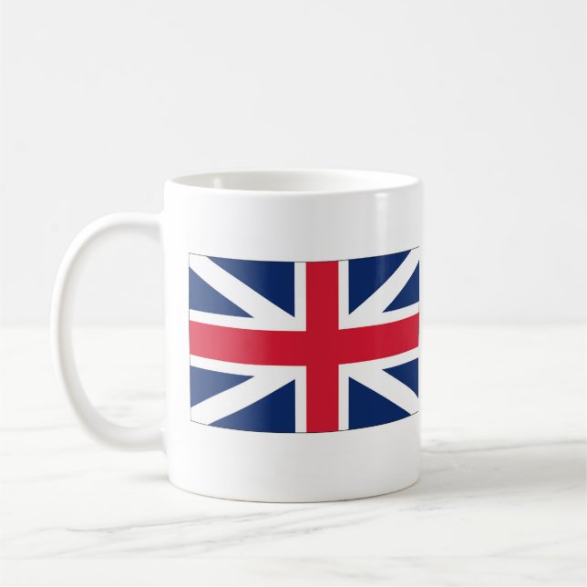 British Flag God Save The King Tea / Coffee Mug (Left)
