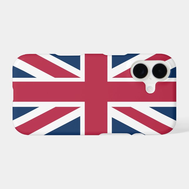British flag iPhone case (Back Horizontal)