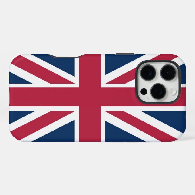 British flag iPhone case (Back Horizontal)