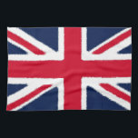 British Flag Kitchen Towel<br><div class="desc">World Countries Flags - Union Jack English National Flag Digital Artwork</div>