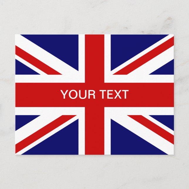 British flag post cards | Union Jack design (Front)