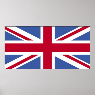 British Flag Poster