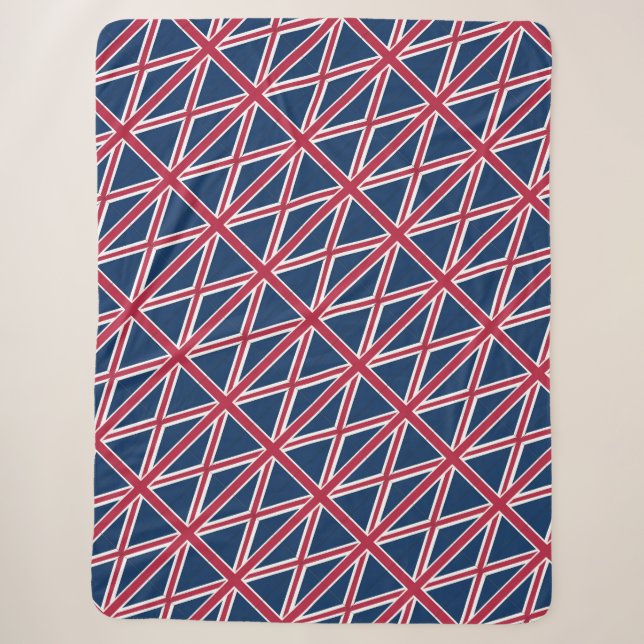British flag sherpa blanket (Front)