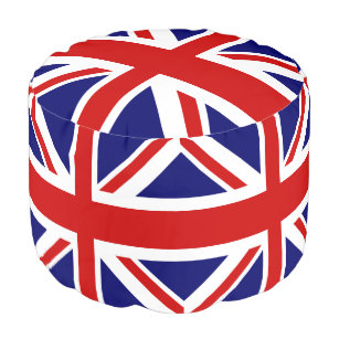 British flag Union Jack Pouf