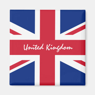 British flag & United Kingdom holiday/sports fans Magnet