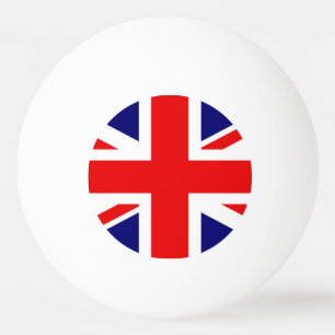 British Flag United Kingdom of England Ping Pong Ball