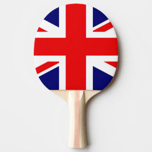 British Flag United Kingdom of England Ping Pong Paddle